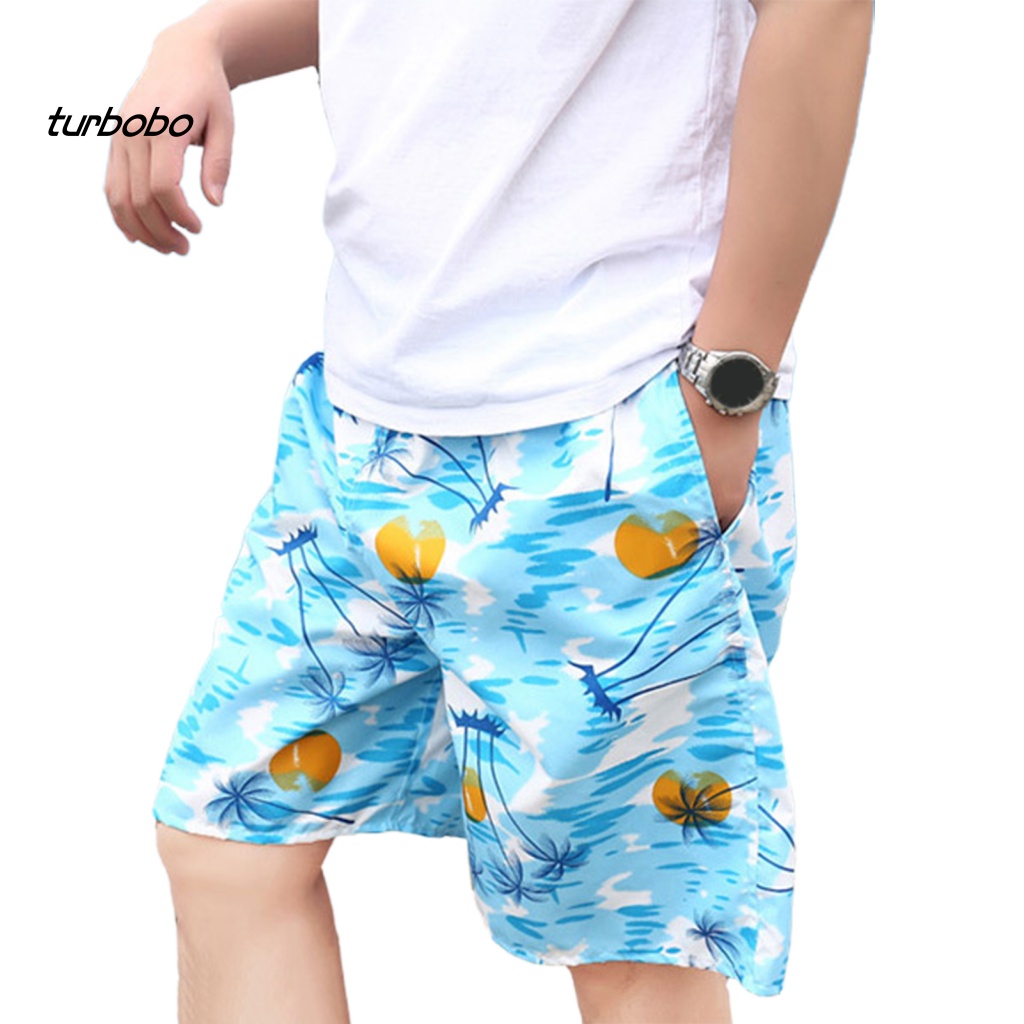 Quần Short Đi Biển Lưng Thun Ống Rộng In Họa Tiết Hoa Nhiều Màu Sắc Thời Trang Mùa Hè