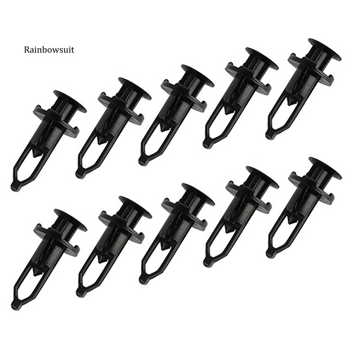 Set 30 Đinh Tán Nhựa Màu Đen Dạng Đẩy Cho Xe Hơi Toyota Newest