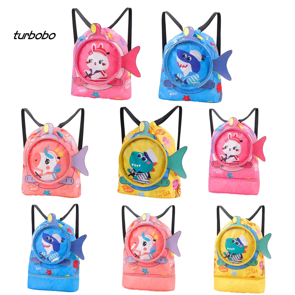 Túi Đựng Đồ Bơi PVC Chống Thấm Nước Chống Trầy Xước Họa Tiết Hoạt Hình Dễ Thương