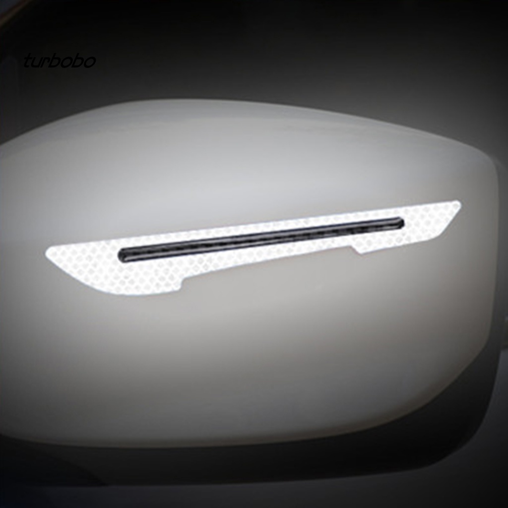 1 Cặp Miếng Dán Chống Va Chạm Tránh Va Chạm Màu Phản Quang Trang Trí Gương Chiếu Hậu Xe Hơi