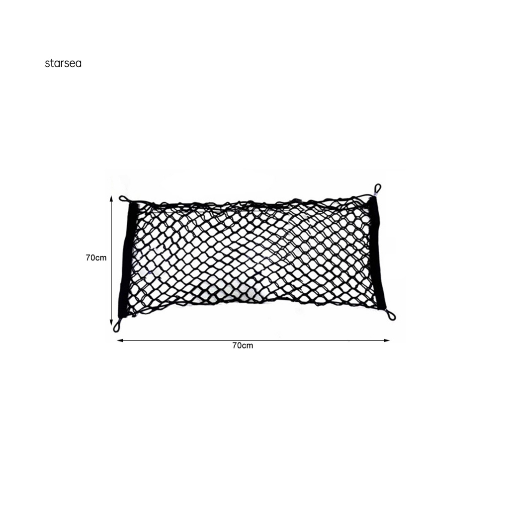 Lưới Giữ Hàng Hóa Trên Nóc Xe Hơi Bằng Polypropylene Gọn Nhẹ Kèm Bốn Móc Treo Tiện Dụng Cho Xe Tải