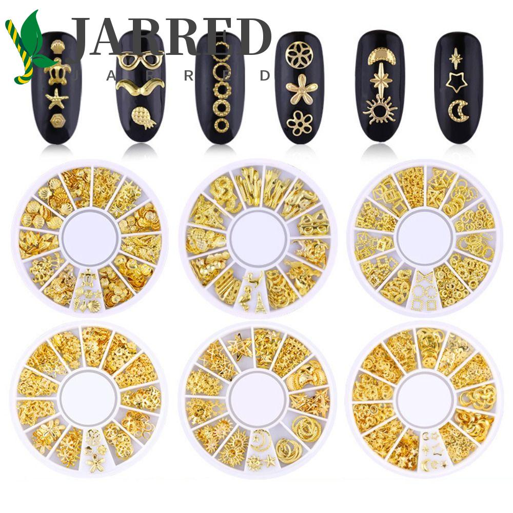 JARRED Phụ Kiện Trang Trí Móng Tay 3D Hình Trăng Sao