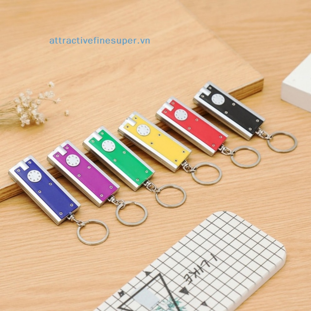 Afs Móc Khóa Đèn Pin LED Mini Bỏ Túi Tiện Lợi