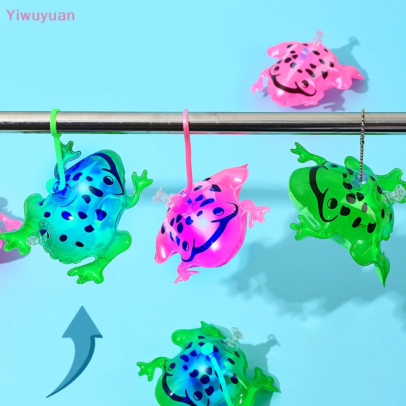 1 Bong Bóng Hình Ếch Bơm Hơi 11 / 20cm Vui Nhộn Cho Bé Mới