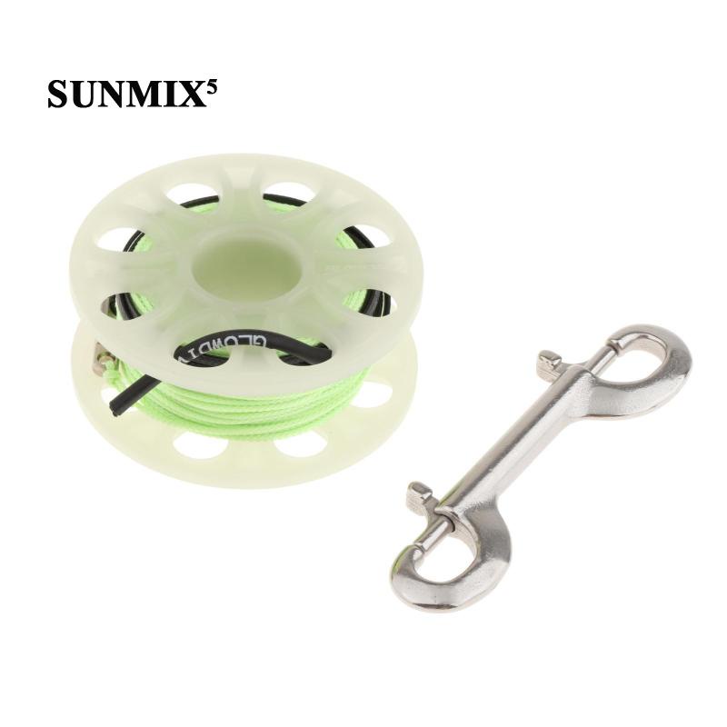 Cuộn Dây Lặn Có Móc Hai Đầu Bằng Thép Không Gỉ 30M / 100ft