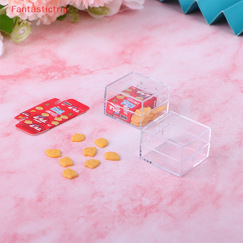 Hộp Bánh Quy Mini Tỉ Lệ 1 / 12 Trang Trí Nhà Búp Bê Mới