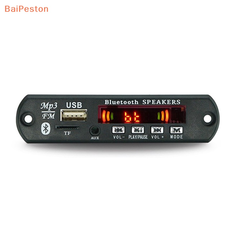 Bảng Mạch MP3 Bluetooth 5.0 5V MP3 USB TF FM Radio Kèm Điều Khiển Từ Xa Cho Xe Hơi