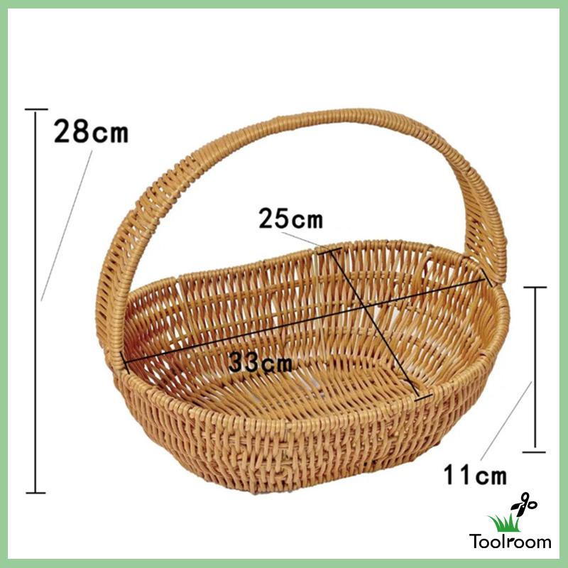 Giỏ Đựng Bánh Mì Bằng Vải Dệt Tay Sắp Xếp Gọn Gàng Cho Nhà Bếp / Du Lịch / Dã Ngoại