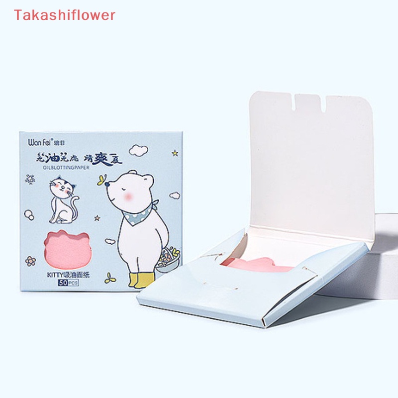 Set 50 Giấy Thấm Dầu Làm Sạch Da Mặt Tiện Dụng