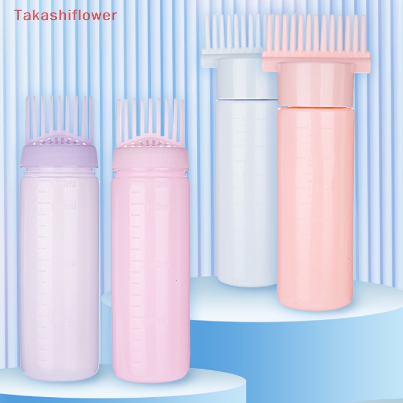 Bình Nhựa Đựng Thuốc Nhuộm Tóc 180ml Có Thể Đổ Đầy Tiện Dụng