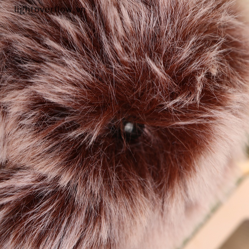 Móc Khóa Thỏ Nhồi Bông 15CM Dễ Thương