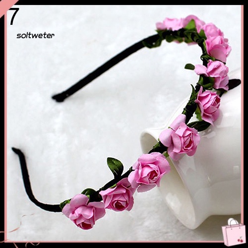 Vòng Hoa Hồng Đội Đầu Cho Cô Dâu Ngày Cưới