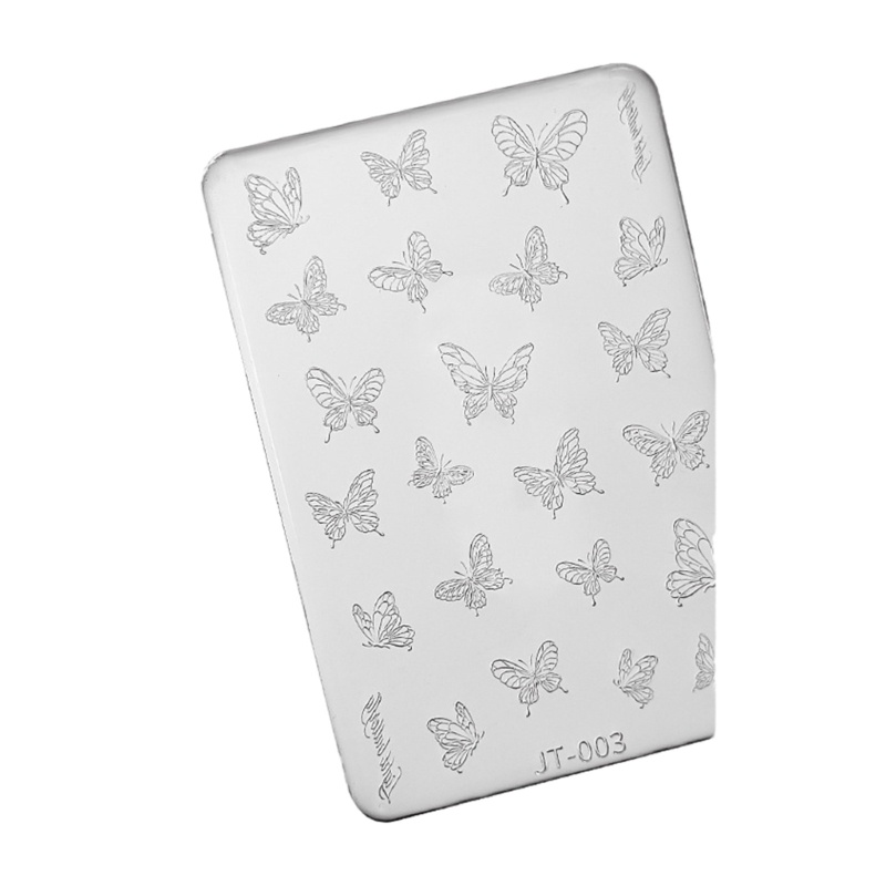 Zzz khuôn nghệ thuật móng tay uv epoxy resin keo silicone khuôn ba chiều bướm dập nổi nhãn dán trang trí nail jewel
