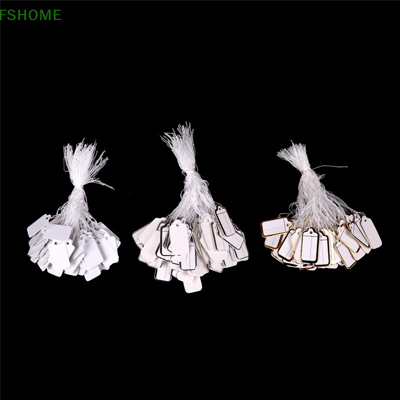 Fshome Set 100 Thẻ Ghi Giá Tiền Đồng Hồ / Trang Sức Tiện Lợi