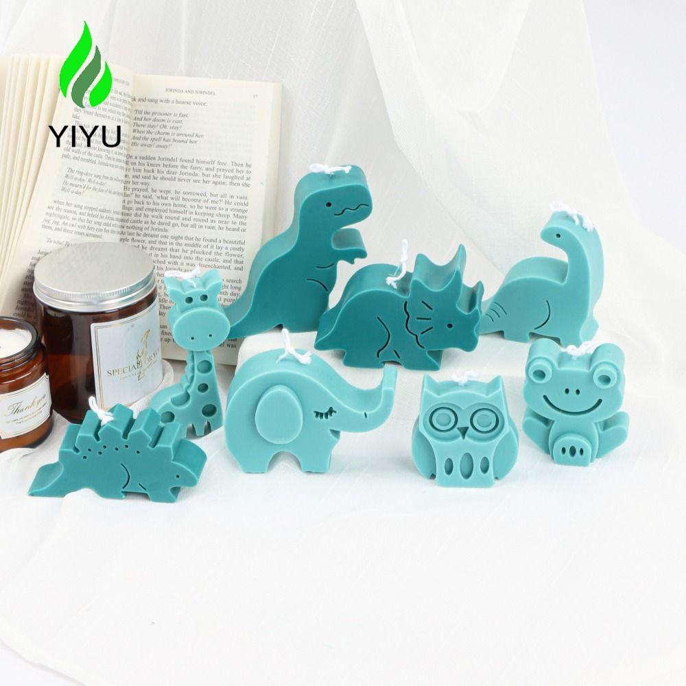 YIYU Khuôn Làm Nến / Xà Phòng Hình Ếch Bằng Nhựa Epoxy Độc Đáo DIY