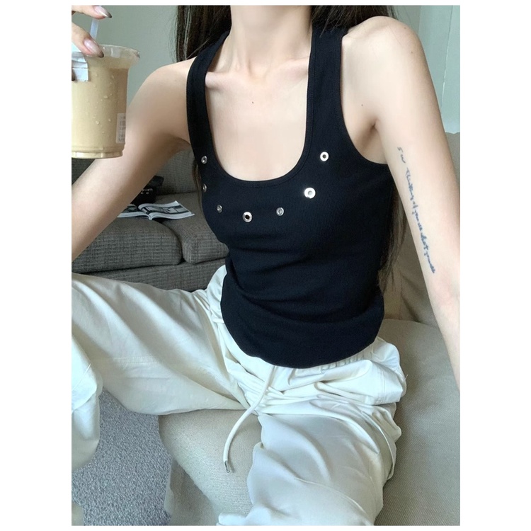 Áo Hai Dây Màu Trơn Thiết Kế Mới Thời Trang Dành Cho Mùa Hè