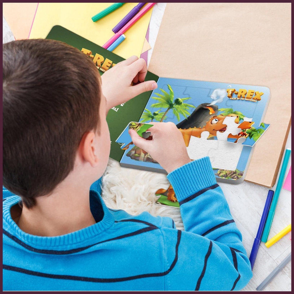 Bộ Đồ Chơi Xếp Hình Khủng Long AR