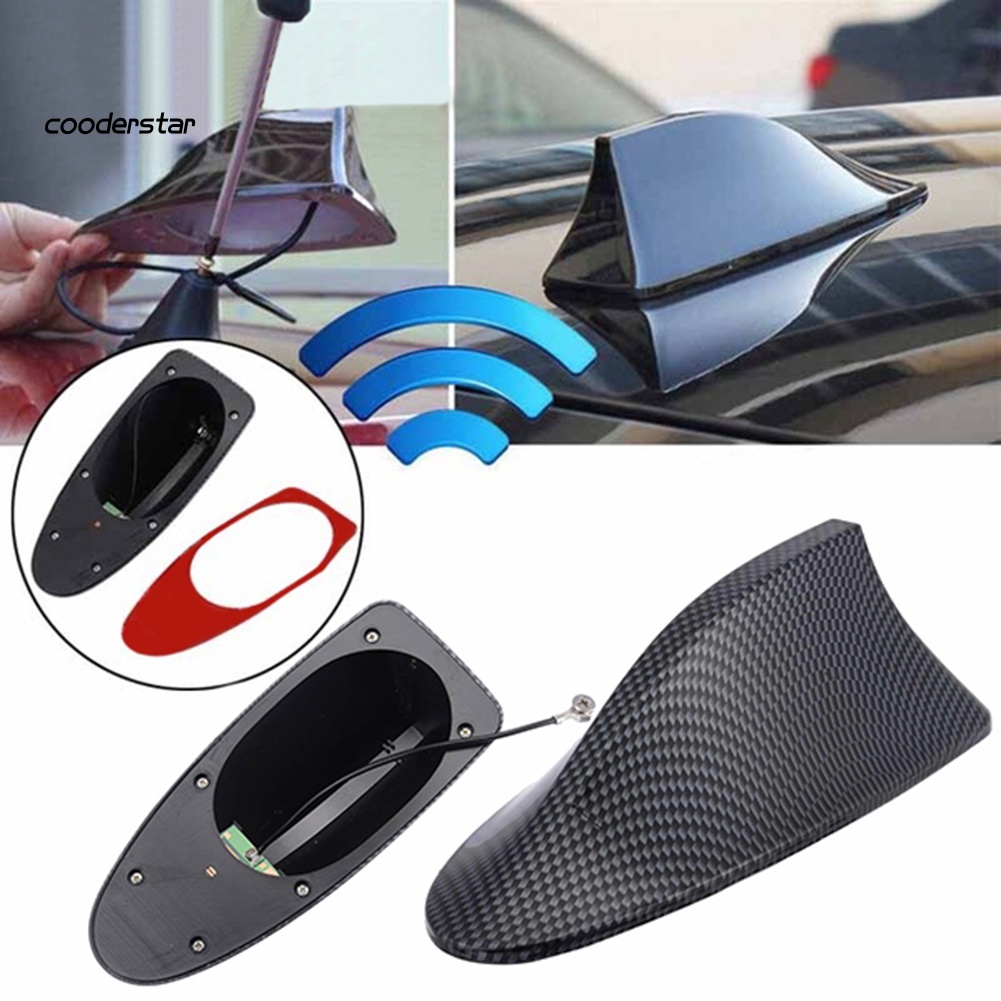 Ăng Ten Vây Cá Mập Sợi Carbon Gắn Nóc Xe Hơi BMW