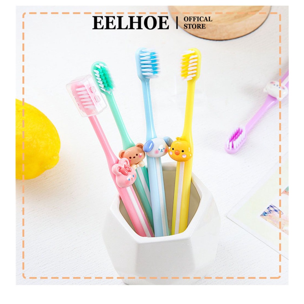 Eelhoe 1 Cái Hoạt Hình Dễ Thương Động Vật Giá Treo Bàn Chải Đánh Răng Móc Hút Dụng Cụ Phòng Tắm Gia Đình Thích Hợp Cho Trẻ Em Người Lớn Chăm Sóc Răng Miệng Cho Sức Khỏe