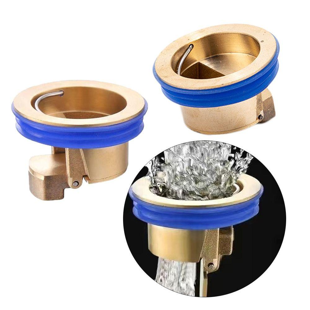 Nắp Chặn Lỗ Cống BẰNG ĐỒNG Thoát Nước Một Chiều / Chống Mùi Hôi Chống Côn Trùng Cho Nhà Bếp
