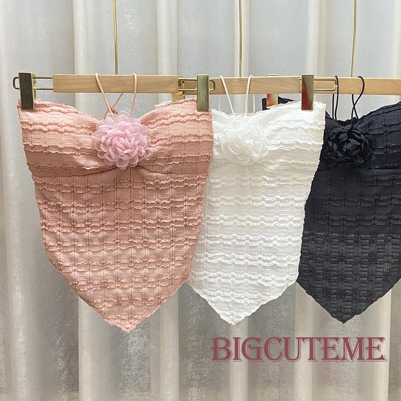 Áo Hai Dây Mùa Hè Buộc Dây Họa Tiết Hoa Cho Nữ