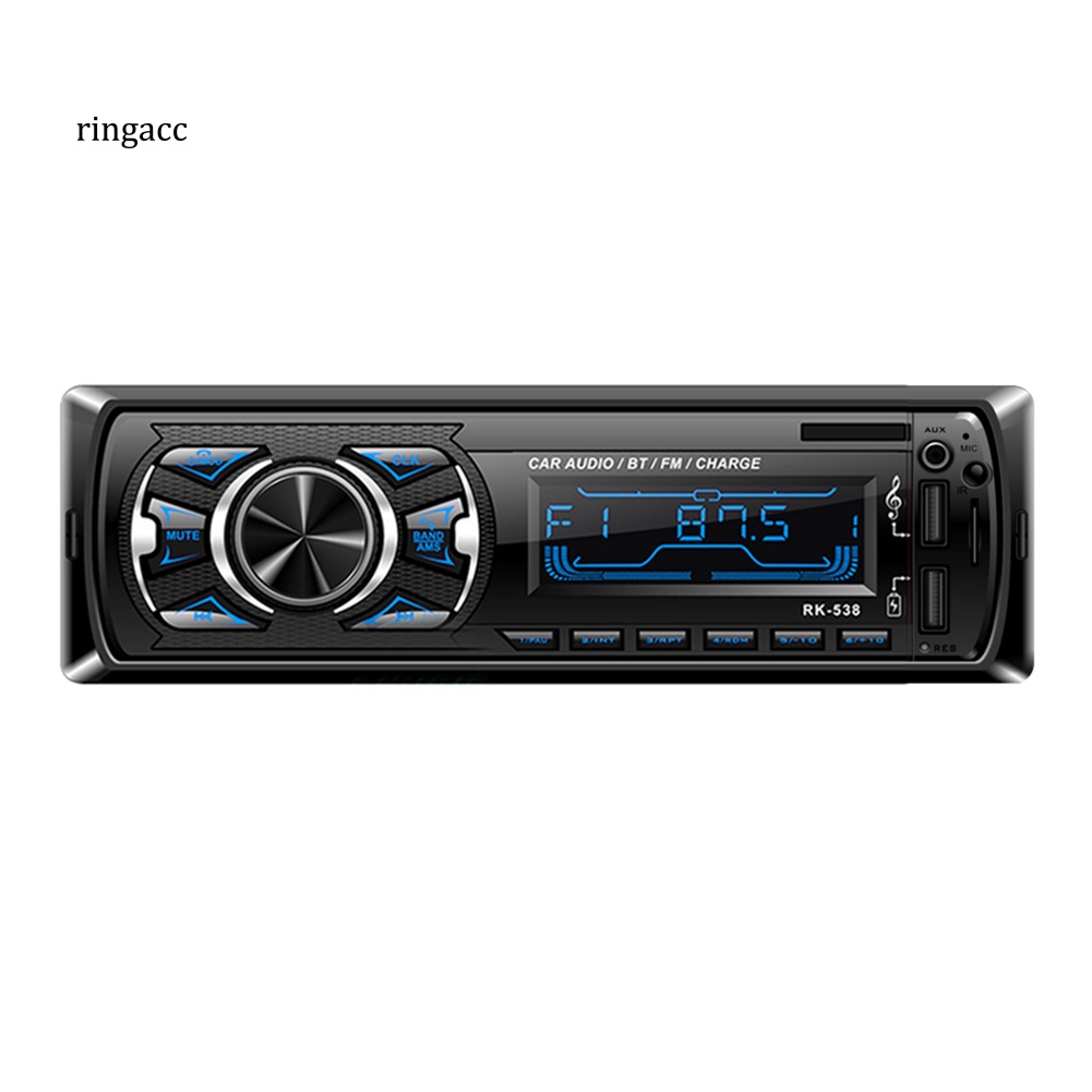 Máy Nghe Nhạc MP3 Đa Phương Tiện RGA RK538 Hỗ Trợ Thẻ TF / FM / DVD Kết Nối Bluetooth Cho Xe Hơi