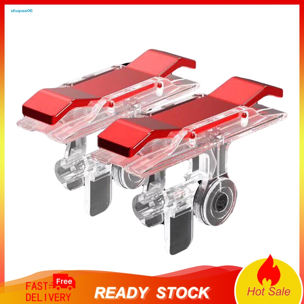 1 Cặp Nút Bấm L1 R1 Hỗ Trợ Chơi Game PUBG Cho Điện Thoại Di Động E9