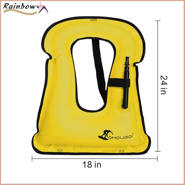 Phao Bơi Bơm Hơi Không Tay Có Van Thổi Chống Mài Mòn