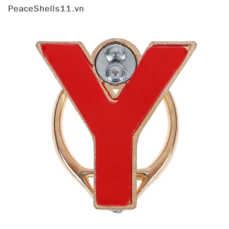 Nhẫn Đỡ Điện Thoại Bằng Kim Loại In Chữ PeaceShells Đính Kim Cương