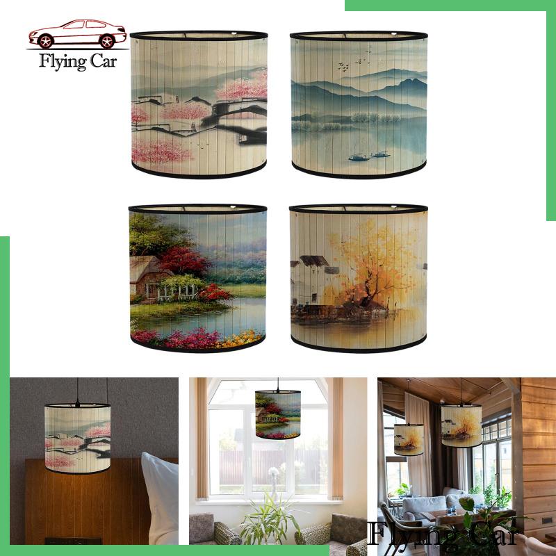 Chụp Đèn Treo Trần Nhà Bằng Vải Dệt Thủ Công In Họa Tiết Trống Cổ Điển Trang Trí Phòng Ngủ / Nhà Cửa