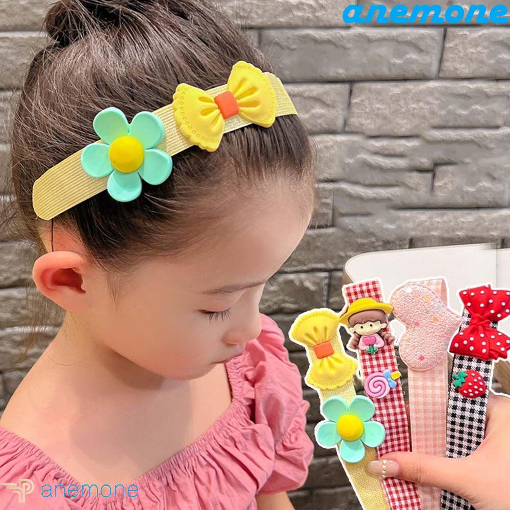 ANEMONE Kẹp Tóc Mềm Mại Họa Tiết Trái Cây Thời Trang Mùa Hè Cho Bé Gái