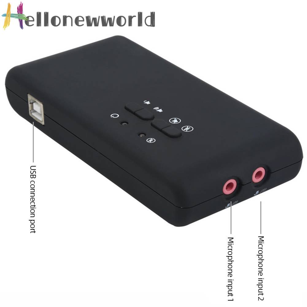 Thẻ Âm Thanh 7.1 8 Kênh DAC Usb 2.0 Chuyên Dụng Cho Loa Để Bàn