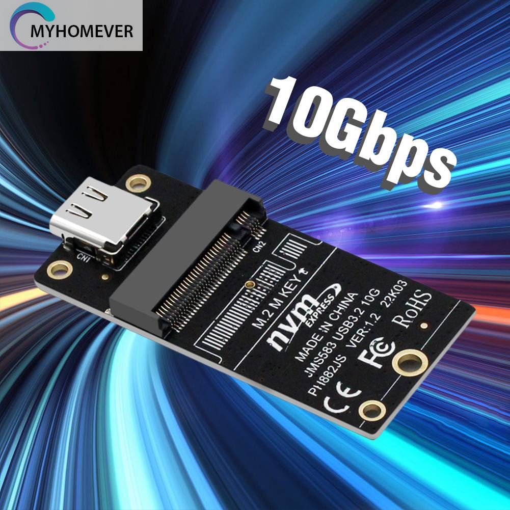 Thẻ Chuyển Đổi NVME M.2 Sang Type-C SSD 10Gbps Hỗ Trợ 2230 2242 2260 2280