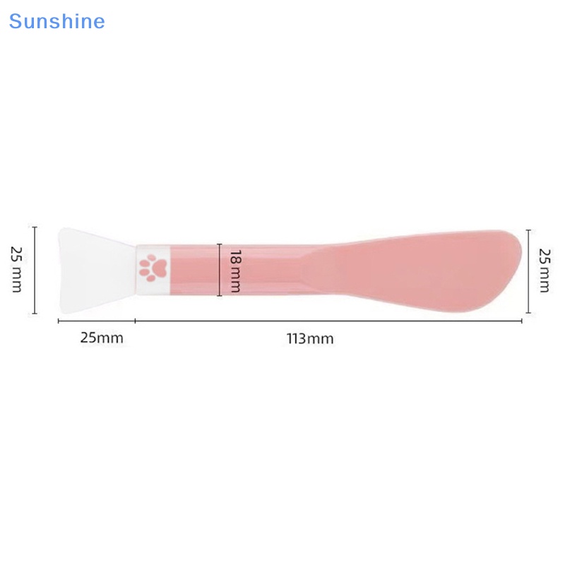 1 / 5 Cọ Silicon Hai Đầu Quét Mặt Nạ Tiện Dụng