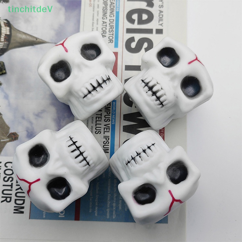 [TinchitdeV] Cốc Cao Su Hình Đầu Lâu Vui Nhộn Trang Trí Tiệc Halloween