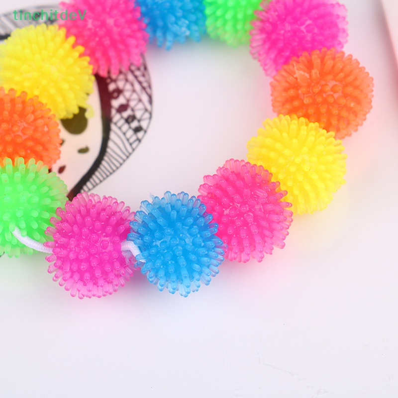 [TinchitdeV] Set 12 Đồ Chơi Vòng Đeo Tay Bóng Spiky Hedge Giảm Căng Thẳng Mới Lạ [Mới]