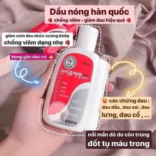 Dầu nóng Hàn Quốc Antiphlamine (100ml)