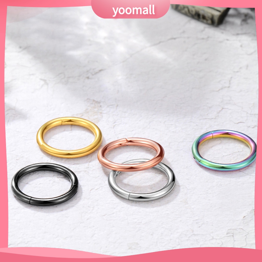 Khuyên Mũi / Môi Bằng Thép Không Gỉ Trang Trí Cá Tính