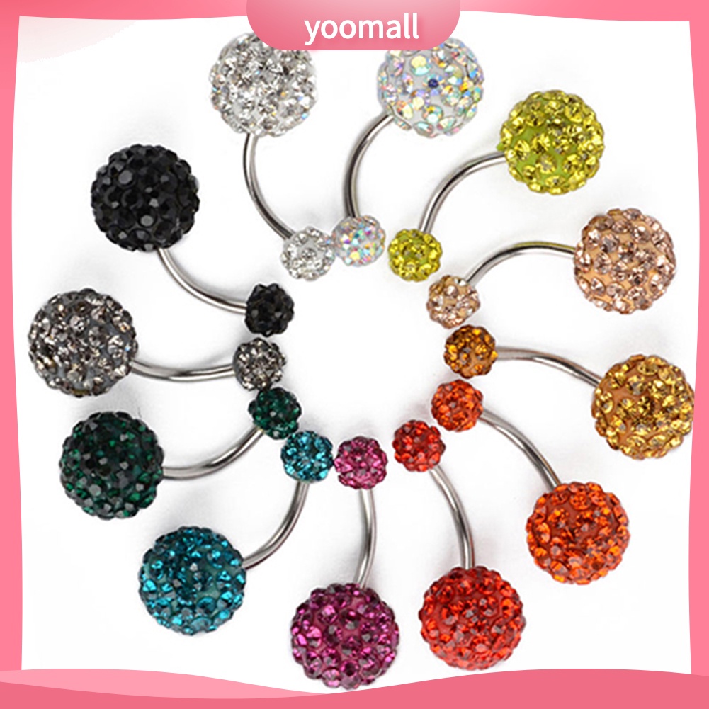 Khuyên Rốn Dạng Thanh Tạ Đính Đá Thời Trang Cho Nữ