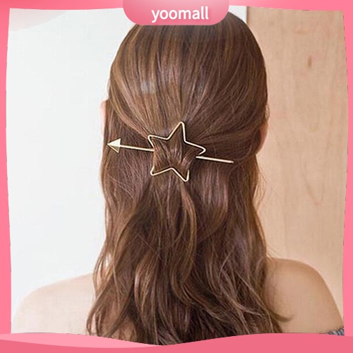 Kẹp Tóc Hình Ngôi Sao / Trái Tim Thời Trang 1 Cái