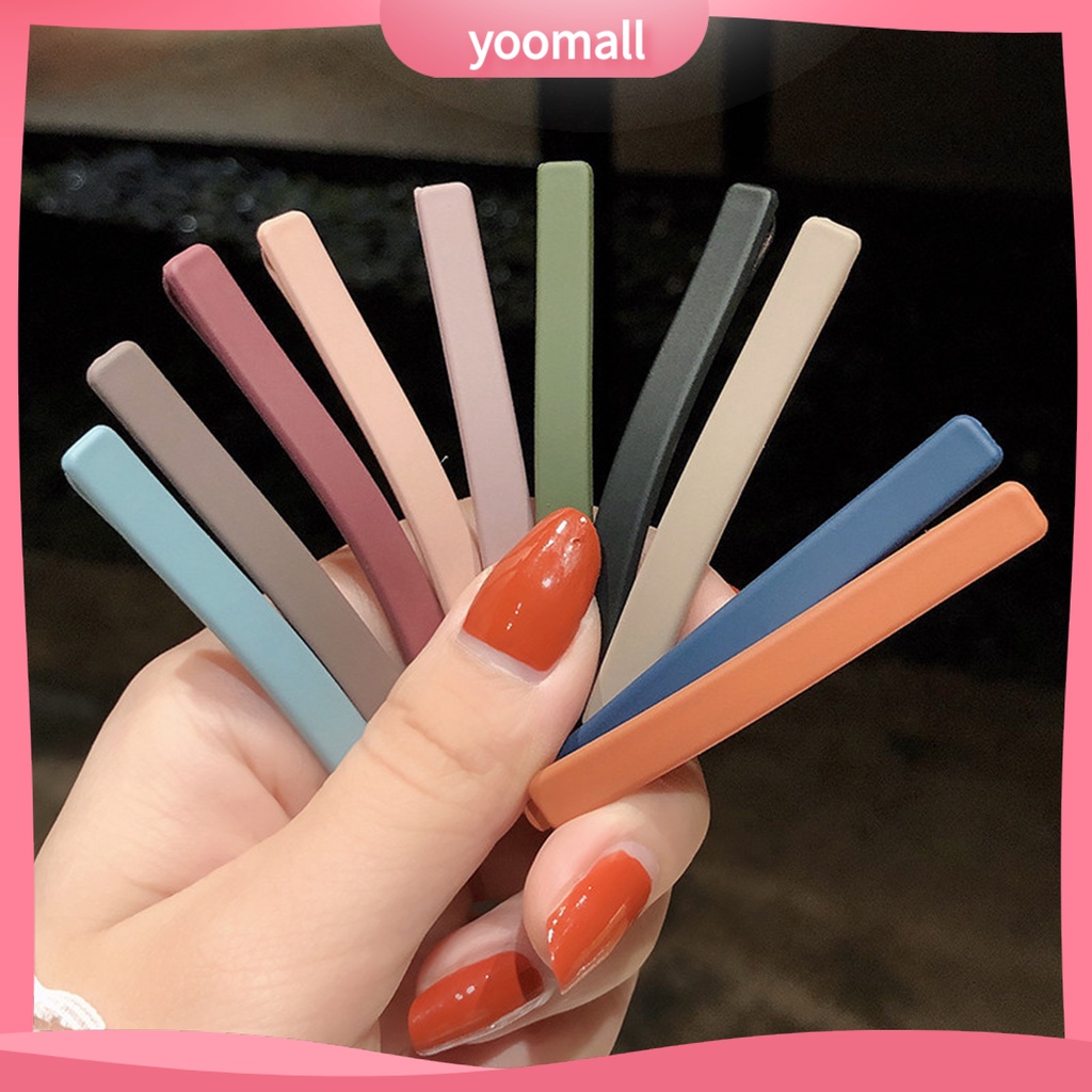 Set 10 Kẹp Tóc Co Giãn Cố Định Tóc Chống Nứt / Trượt Tiện Dụng Cho Nữ