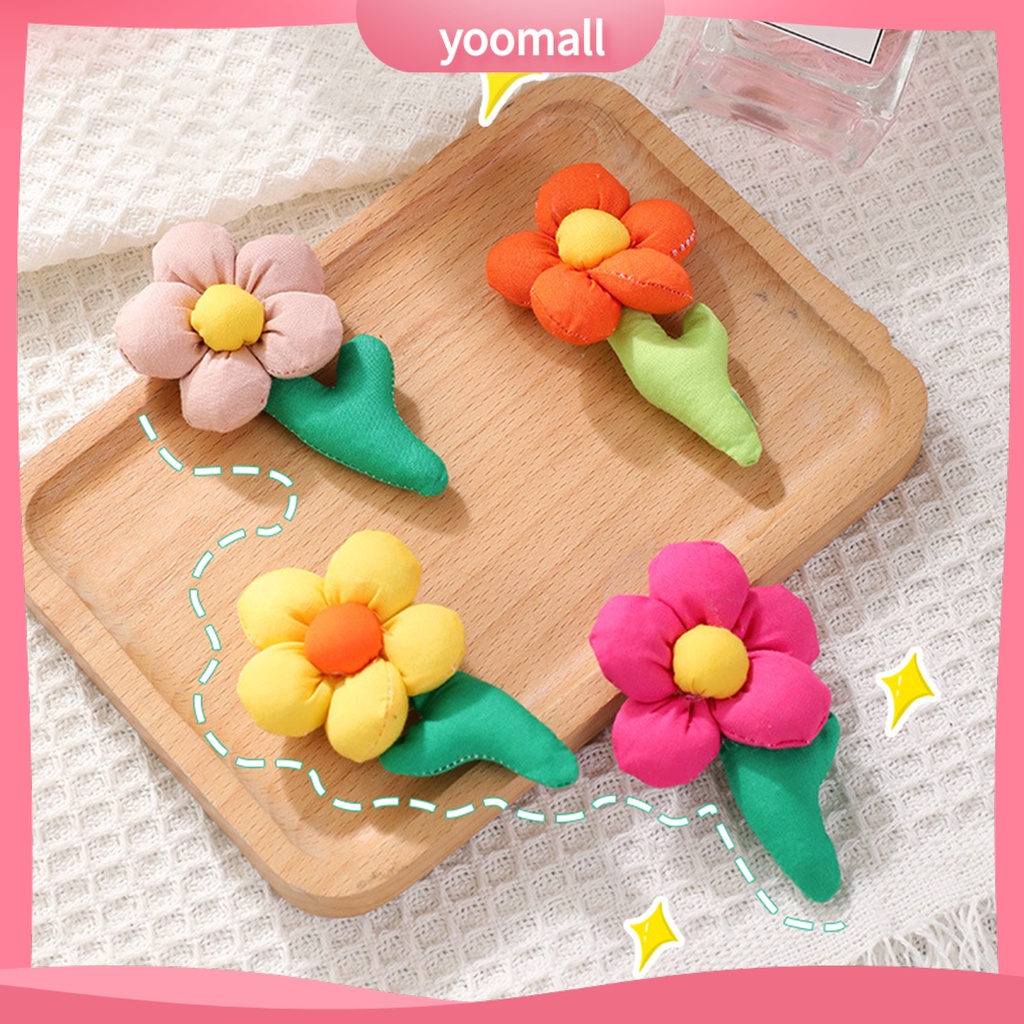 Kẹp Tóc Vải Siêu Mềm Đa Năng Dùng Làm Quà Tặng Sinh Nhật / Trang Trí Túi Xách