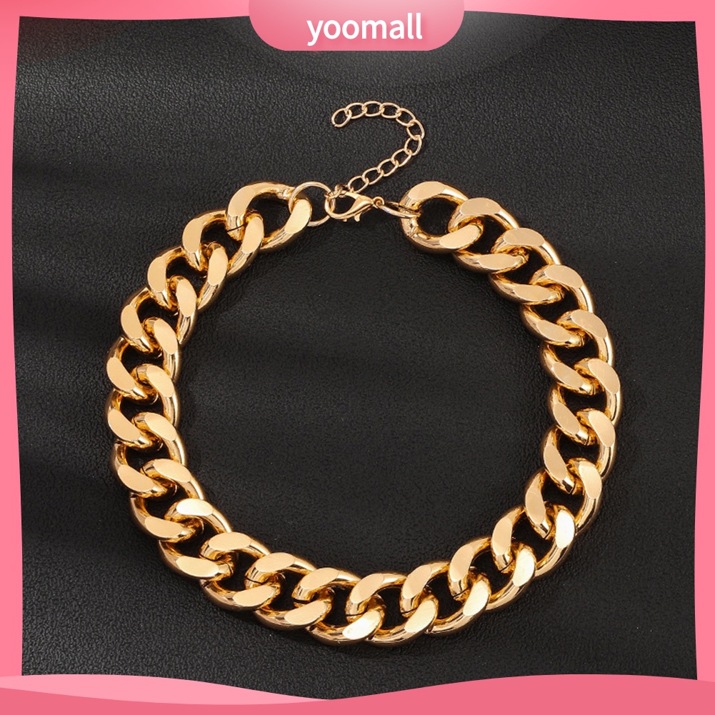 Vòng cổ Dạng Chuỗi Ngắn Dày Phong Cách Hip Hop Thời Trang Dự Tiệc Cho Nam Và Nữ