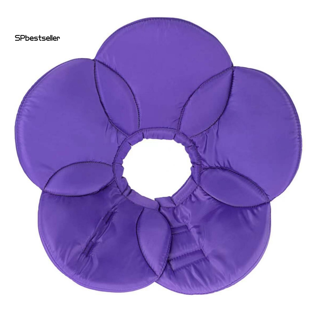 Vòng Đệm Dày Hình Hoa Tròn Phục Hồi Lông Thú Cưng Có Thể Điều Chỉnh