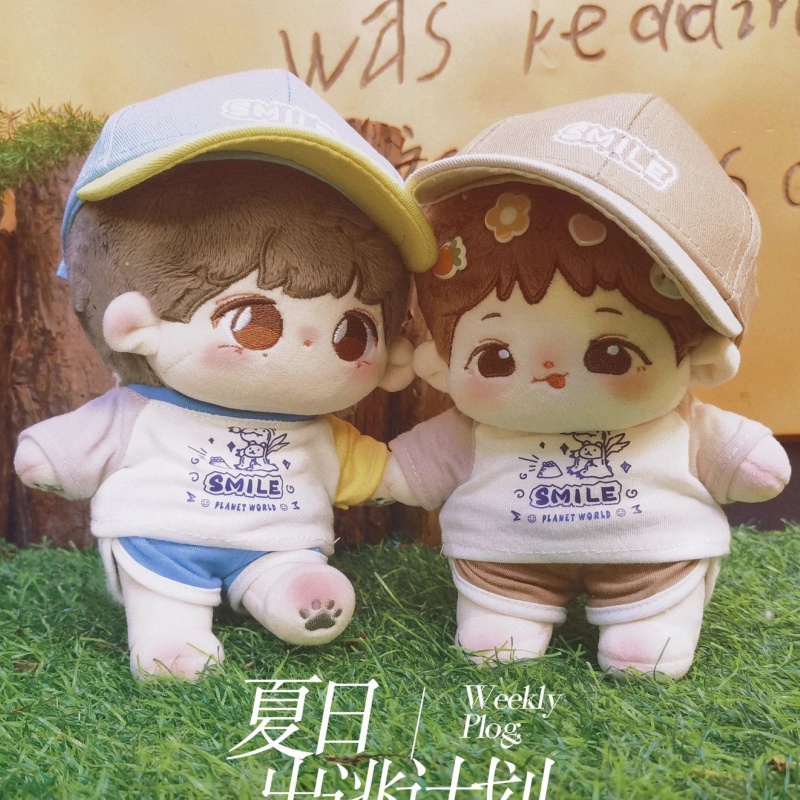 Bộ Quần Áo Thể Thao Cotton Mùa Hè Cho Búp Bê 20cm