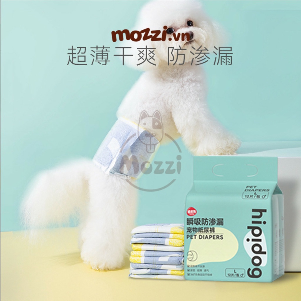 Hipi Tã quấn cho chó đực 12 miếng