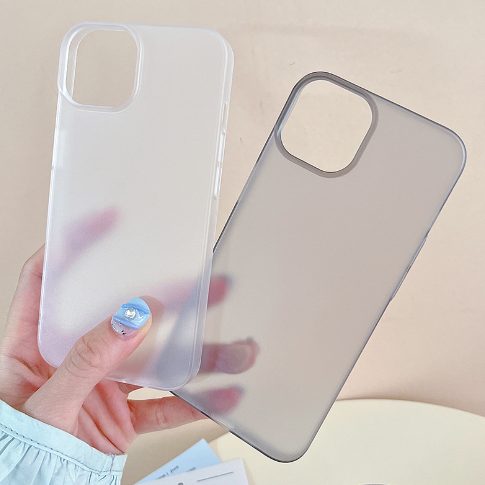 Ốp Điện Thoại TPU Mềm Chống Dấu Vân Tay Thiết Kế Đơn Giản Cho IPhone 12 13 14 Pro Max