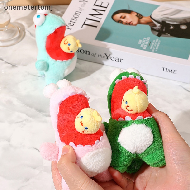 1 Móc Khóa Hình Khủng Long / Gà Nhồi Bông Hoạt Hình Đáng Yêu