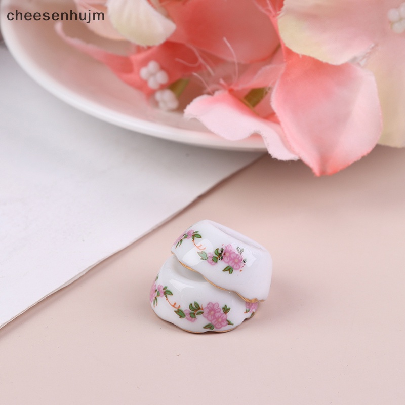 Mô Hình Đĩa Tráng Miệng Mini Tỉ Lệ 1: 12 Dùng Để Trang Trí Nhà Búp Bê