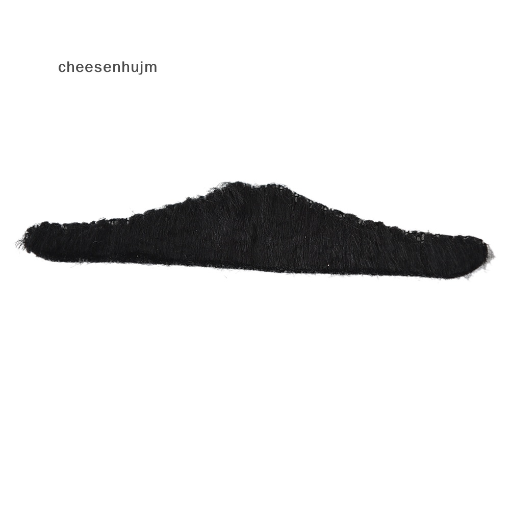 Bộ 12 Ria Mép Giả Màu Đen Hóa Trang Halloween Vui Nhộn Cho Nam